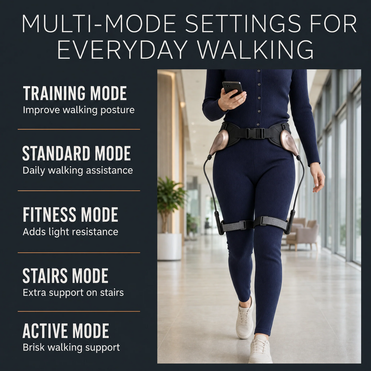 Kinwalk walking assist for easier everyday walks